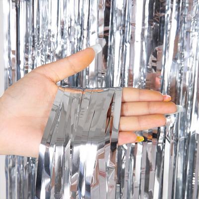 Colorful Rain Silk Tassel Curtain for Wedding Stage Decoration - Available In 1.2m To 4m