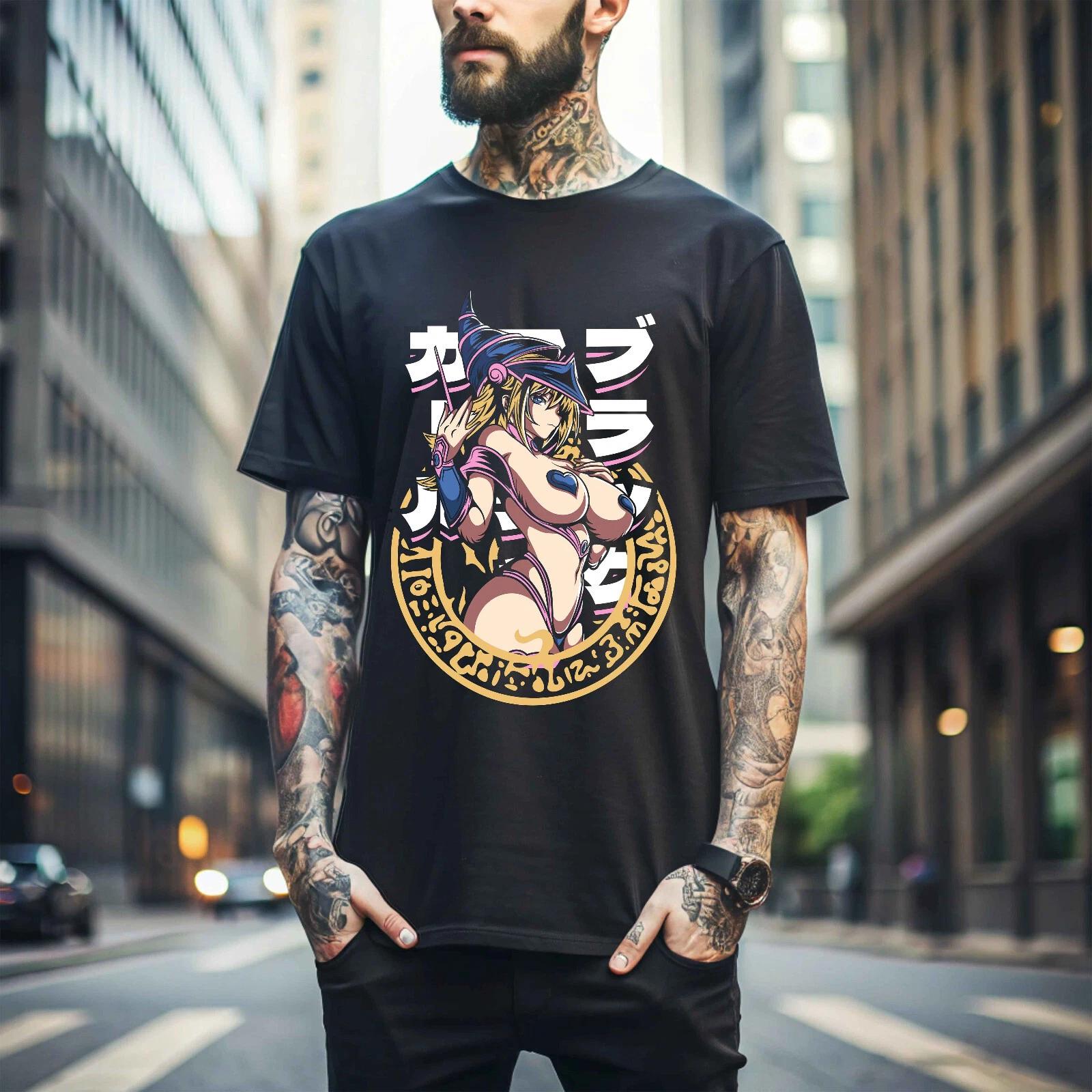 

Мужская Женская Maga Oscura Футболка Chica Kawai Waifu Девушка Аниме Подарок Футболка Все Размеры лучший 315 3XL