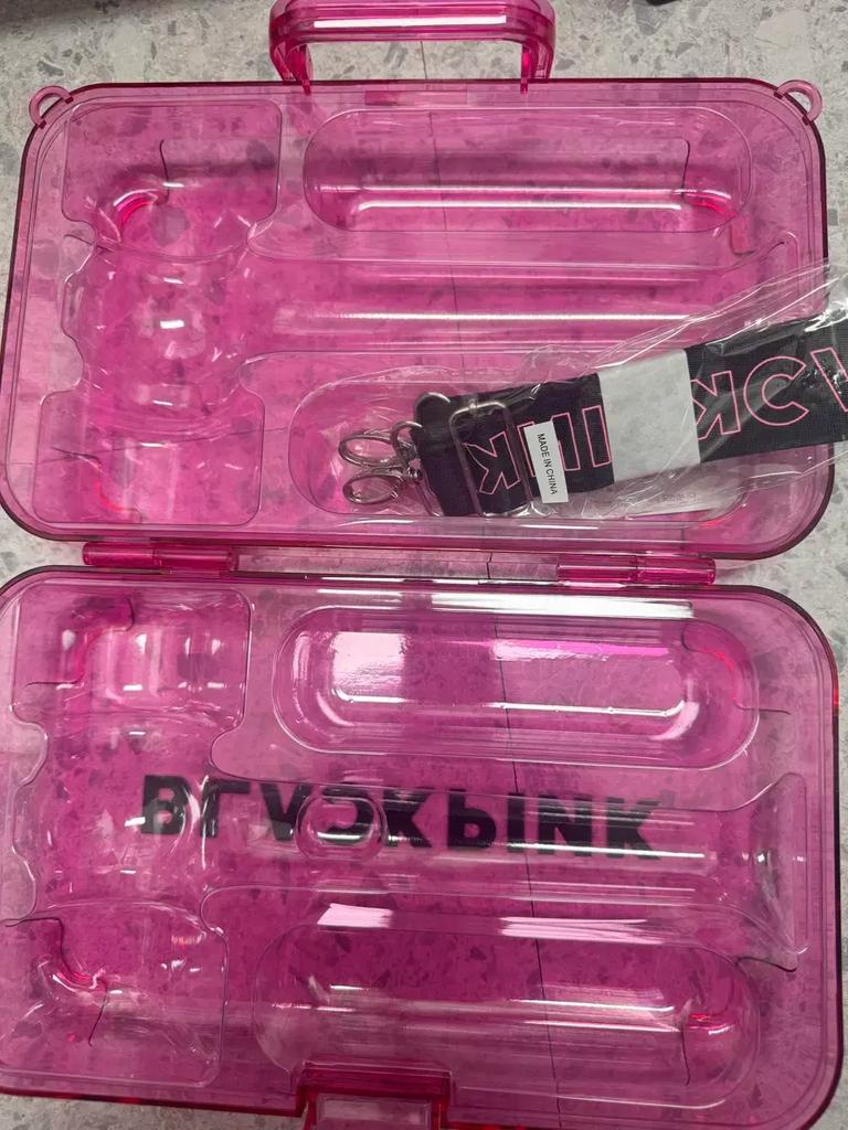 BLACKPINK Cheering Stick & Cheering Stick Case Set Used