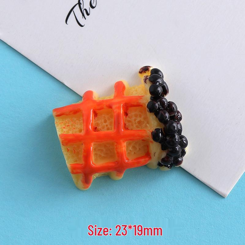 Simulation Food Toy Charms & DIY Resin Accessories: Cake, Bread, Phone Case, Hair Clips, Refrigerator Magnets, Stickers.
