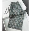 Zose Fashion Printed Wide-Leg Trousers