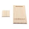 9-slot Jewelry Display Stand Wooden Earring Organizer Jewelry Storage Necklace Holder  Desktop