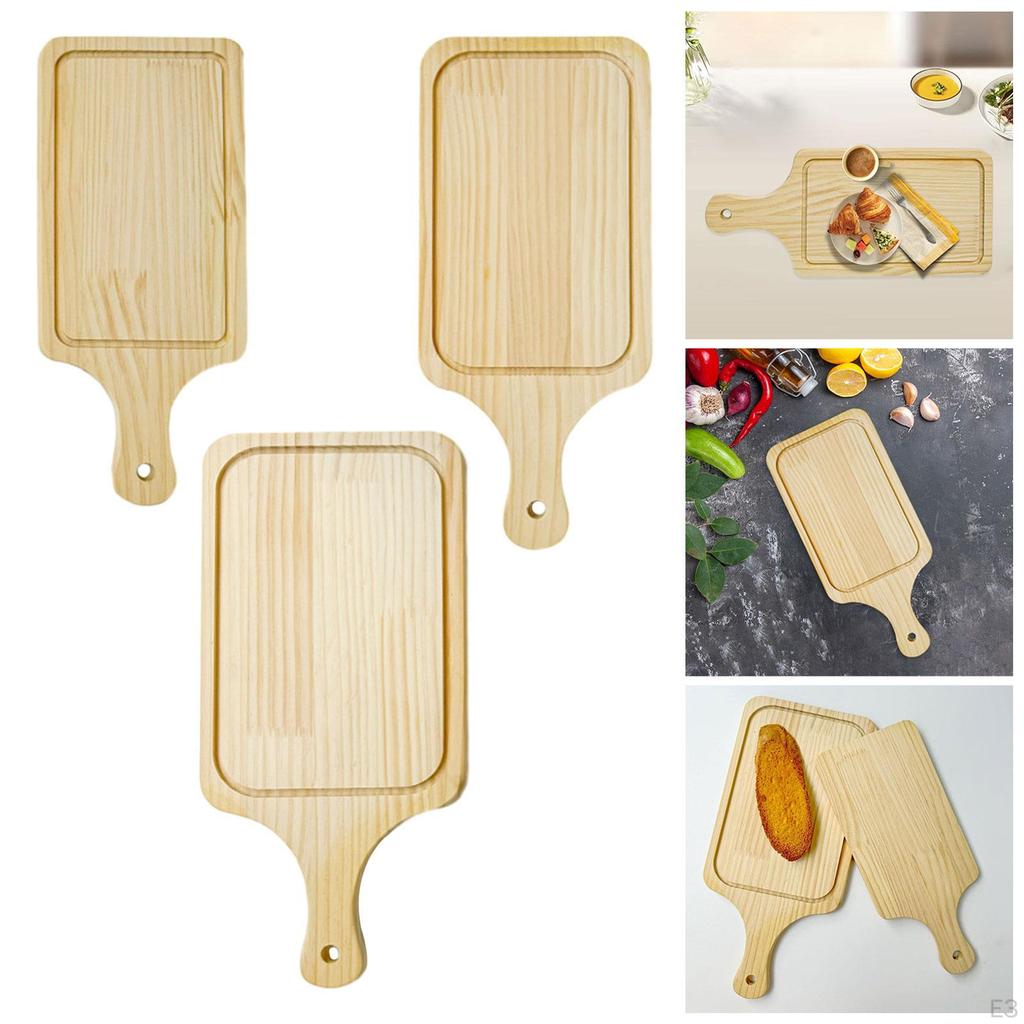 Elegant Wood Serving Tray for Stylish Food Presentation
