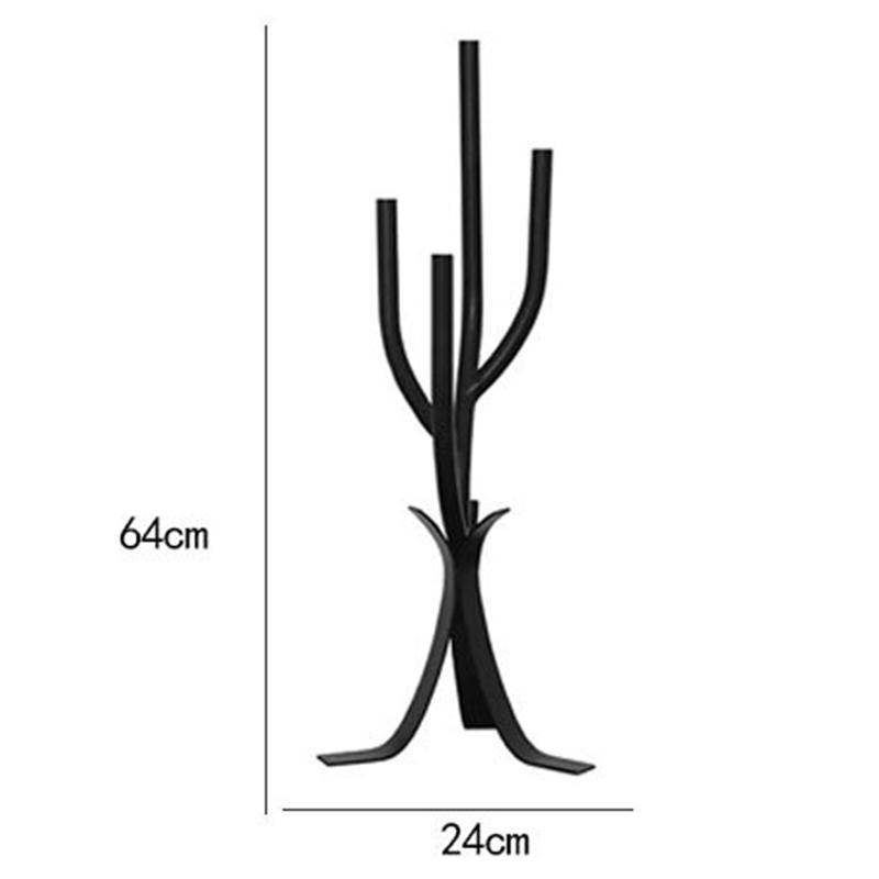 

Vintage Metal Candle Holders Minimalist Decoration Candle Holder Nordic Table Center Candlestick Elegant Wedding Centerpieces чёрный
