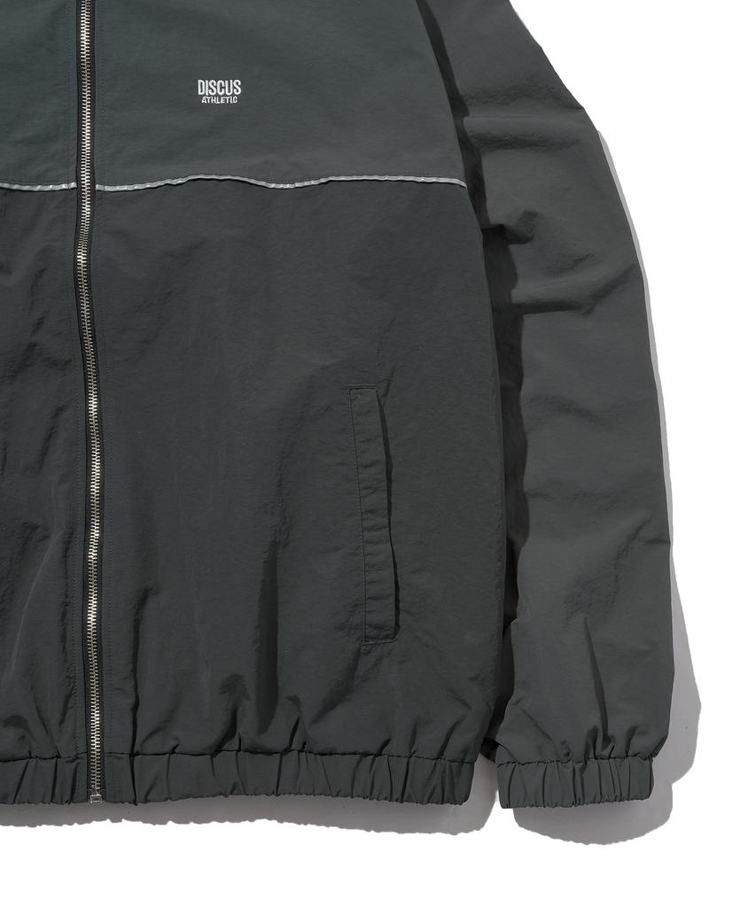 Discus Athletic Logo Track Jacket Charcoal