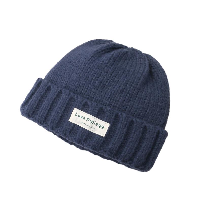 Autumn and winter hats, women's ear protectors, wool hats, cloth, couple wool hats, big head circumference, warm knitted hats