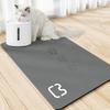 Pet Food Bowl Mat Placemat With Super Absorbent Layer Feeding Station Surfaces For Easy Cleaning Large Size