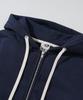 Fp142 Meteor Heavyweight Crumble Zip-Up Hoodie Navy Sjhd1392