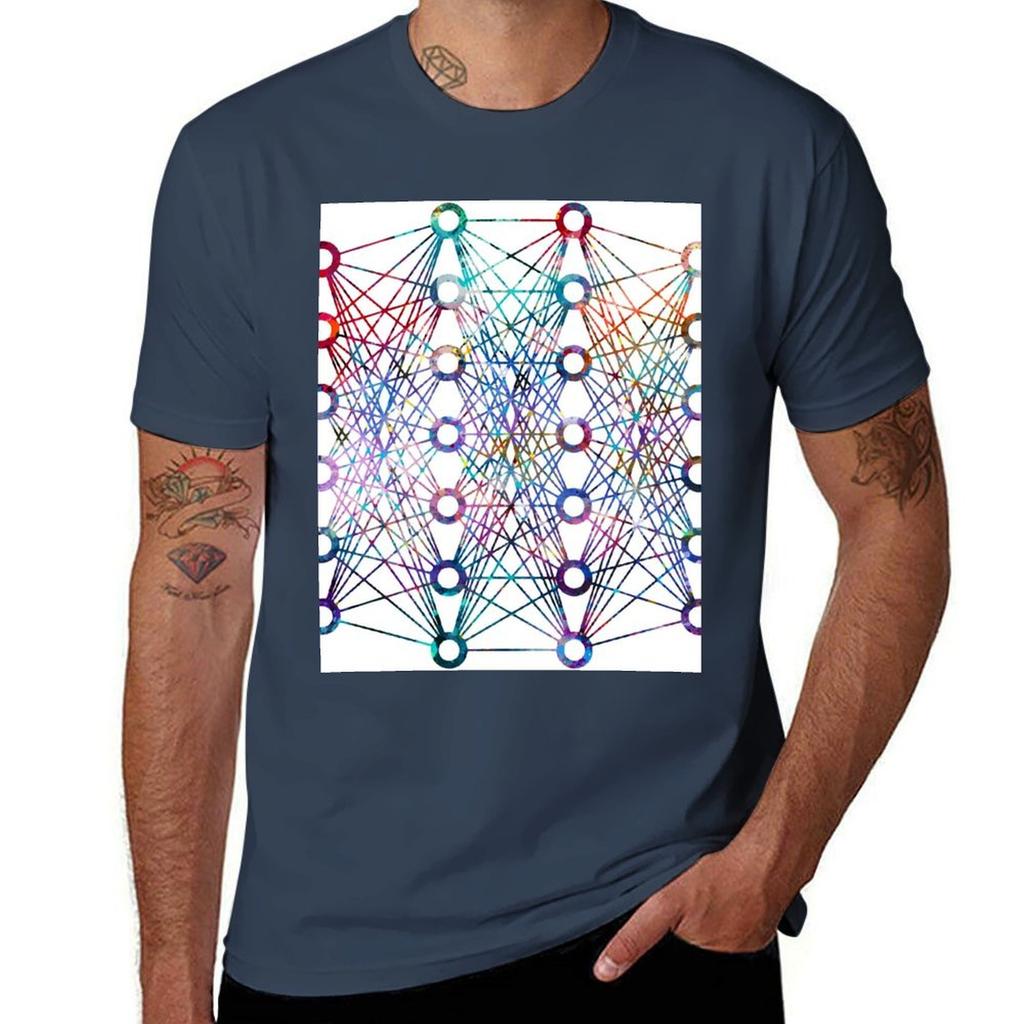 Deep Neural Network Tshirt Nonshrink Basic Cotton Tshirt