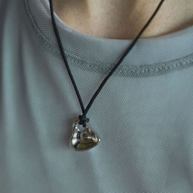 

aora HEART SQUARE PENDANT NECKLACE #0024 SQUARE