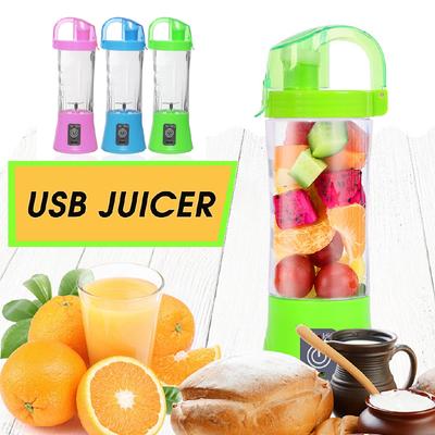 Novo Liquidificador Elétrico Portátil Recarregável USB de 380 ml