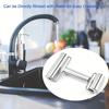 Pastry Pizza Roller, Smooth Non Stick Stainless Steel Rolling Pin Time-Saver Pizza Dough Roller for Home Kitchen Baking Cooking