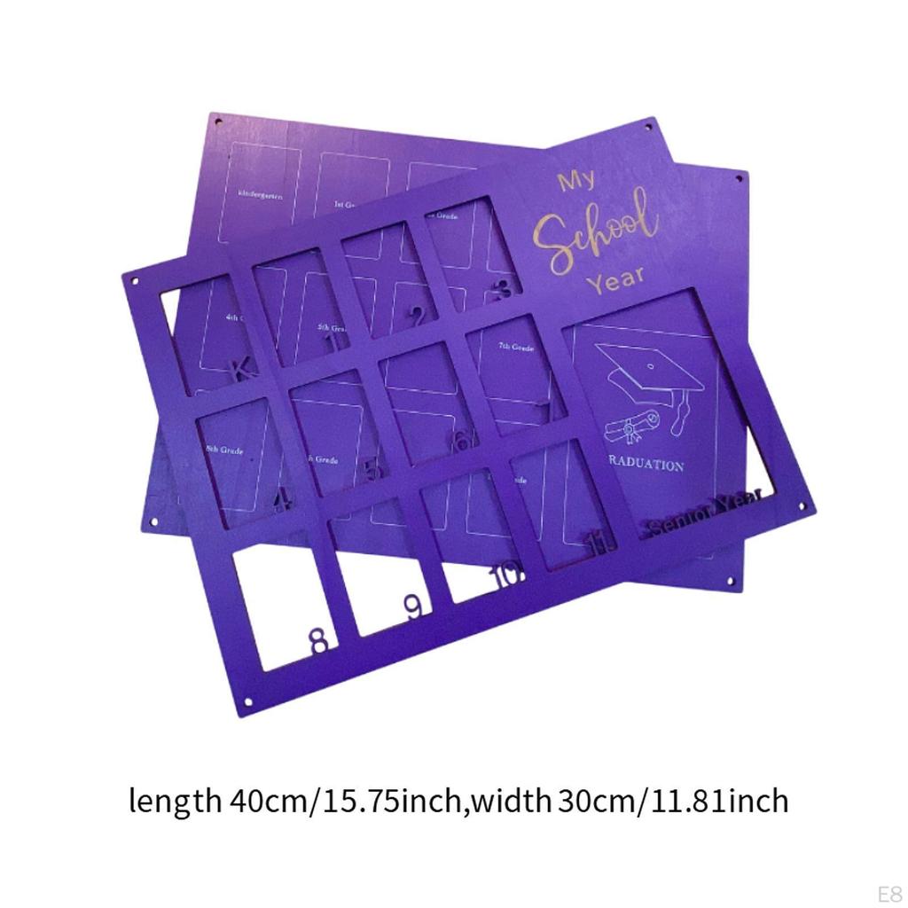 Graduation Photo Frame with Multiple Openings for Bedroom Decor