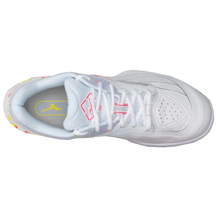 Wave Fang Mizuno 2 'White Pink Bolt Neon' 71GA231322