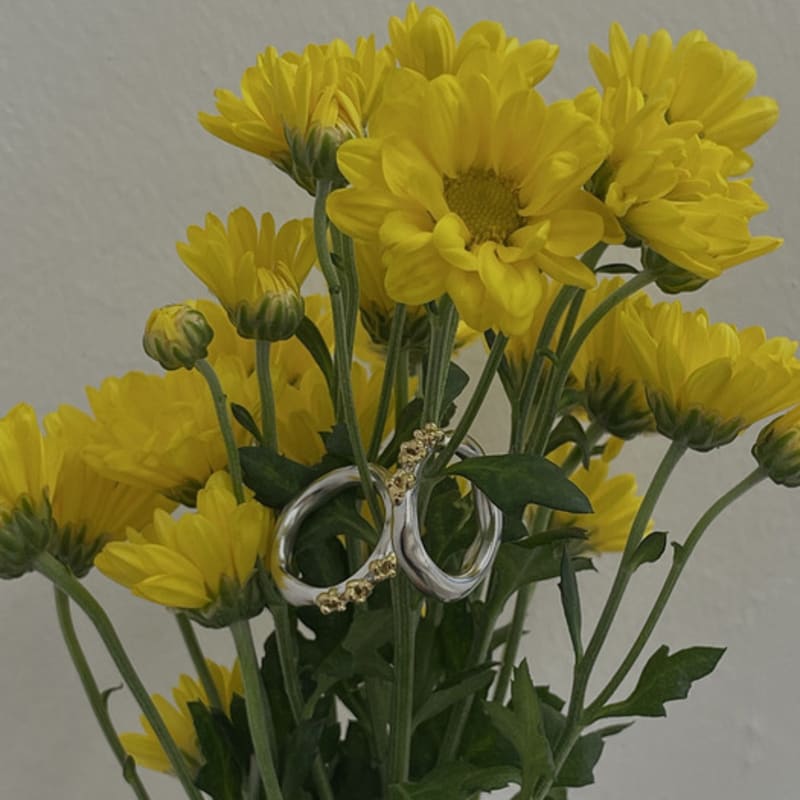 8:logtxme Wildflower Ring