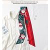 Christmas Element Versatile Scarf - Holiday Bow Decorative Scarf Straps For Hair Accessories Bag Decoration & Gift