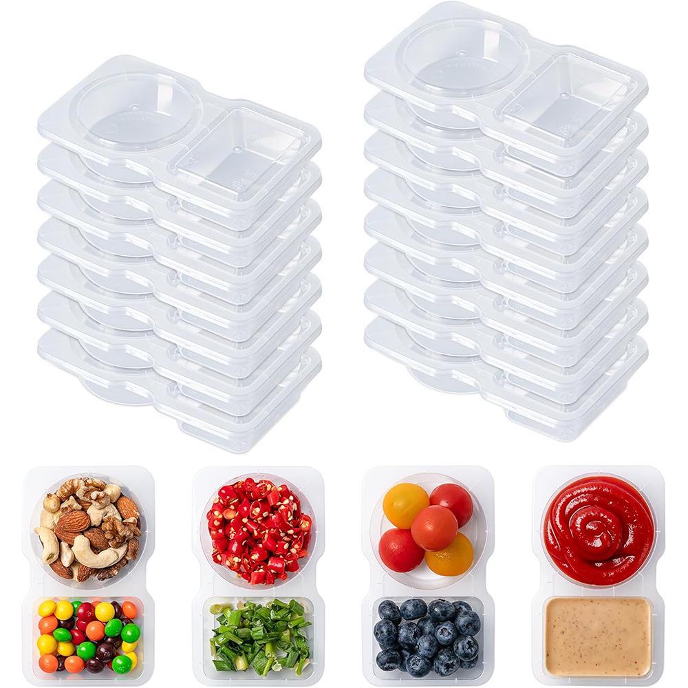 Disposable Dipping Sauce & Seasoning Box – Ideal for Oil, Vinegar, Chili Sauce & More