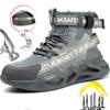 Fashion Safety Shoes Men Steel Toe Work Shoes Puncture Proof Sneaker Man Industrial Work Safety Boots Breathable Protective Boot