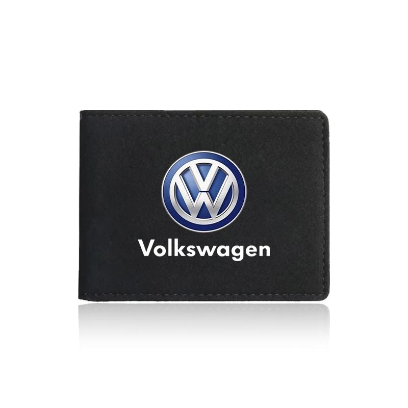 PU Leather Credit Card Case Car Driving Documents Protective Case For Volkswagen Golf-5 6 7 MK6 Jetta Lavida Polo Tiguan Passat B5 B6 B7