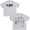 2026 New Summer Cotton Loosefitting Casual Gothicstyle Oversized Pattern Suitable For Both Men And Women Hiphop Tshirt