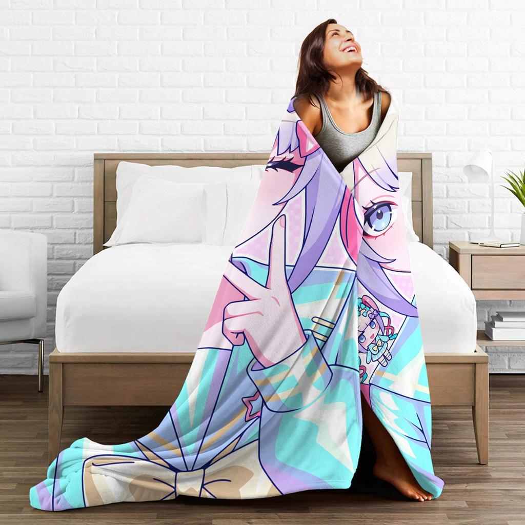 Needy Streamer Overload Kangel Plush Blanket Kids Adult Flannel Throw Blanket For Couch Chair Quality Bedspread Gift