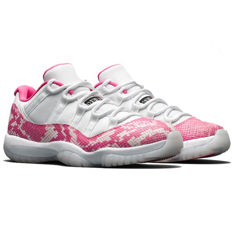 New Jordan 11 Retro Low Pink Snakeskin 2019 Women's AH7860-106