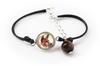 Basenji, African bush dog, Congo dog - bracelet with your photo handmade, unique jewelry from the Art-Dog brand