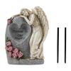 Solar Gartenstatue Outdoor Figur Figur Kondolenzgeschenk Gedenkgeschenk Friedhof Grabdekoration für Balkon