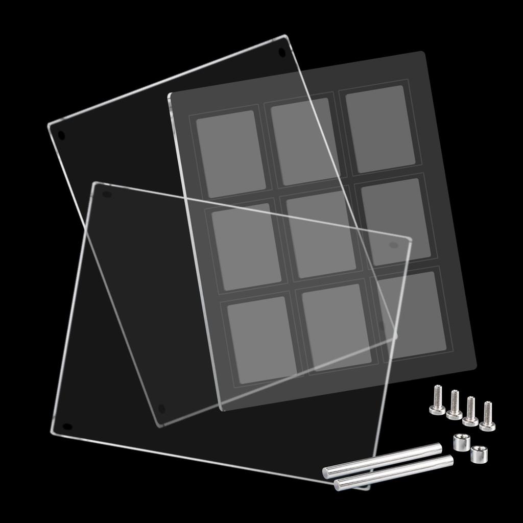 seimeinoki Card Display Holds 9 Acrylic Fully Convenient Can Be Displayed Vertically or Acrylic Trading Card Card Collection Display Anime Favorite