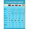 175 ° AHD 1080P Trajectory Car Rear View Camera HD For Mercedes Benz W204 W212 W221 S Class Night Vision Reverse Reversing
