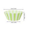 100 Stück CupCake Kuchenform Backwerkzeuge Ölfest Papierhalter Muffinbox Kuchen Papierbecher Hülle Party Tablett Kuchen Dekorationszubehör