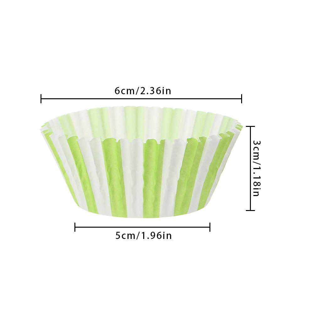 100 Stück CupCake Kuchenform Backwerkzeuge Ölfest Papierhalter Muffinbox Kuchen Papierbecher Hülle Party Tablett Kuchen Dekorationszubehör