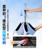 [JIS Certified, Improved Step-by-Step Storage] Foldable Parasol with UV Protection, 100% Light Blocking and Heat Shielding, Suitable for Sunny and Rai