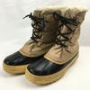 SOREL Vintage Canada Snow Boots Lined Beige size 25.0 Men's(USED)