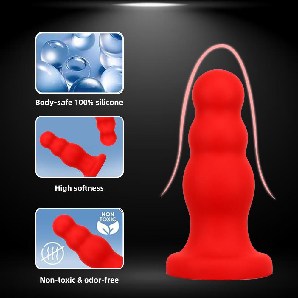 Soft Beads  Anal Plug  G-spot Massage Stick  Gay Male and Female Dildo Toys  Adult Masturbation