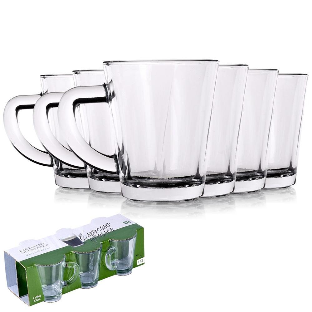 Glass vodka glasses 40 ml 6 pcs.