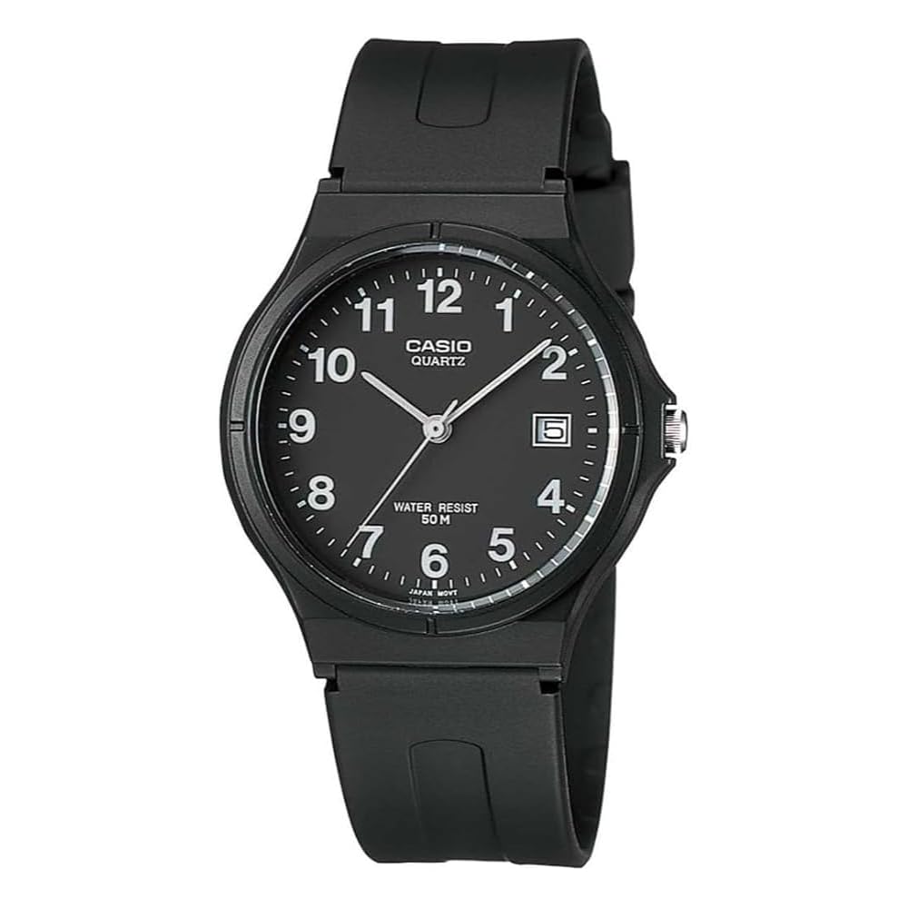 Casio Standard Quartz Unisex Watch MW-59-1BV Black Water Resistant Stylish Design