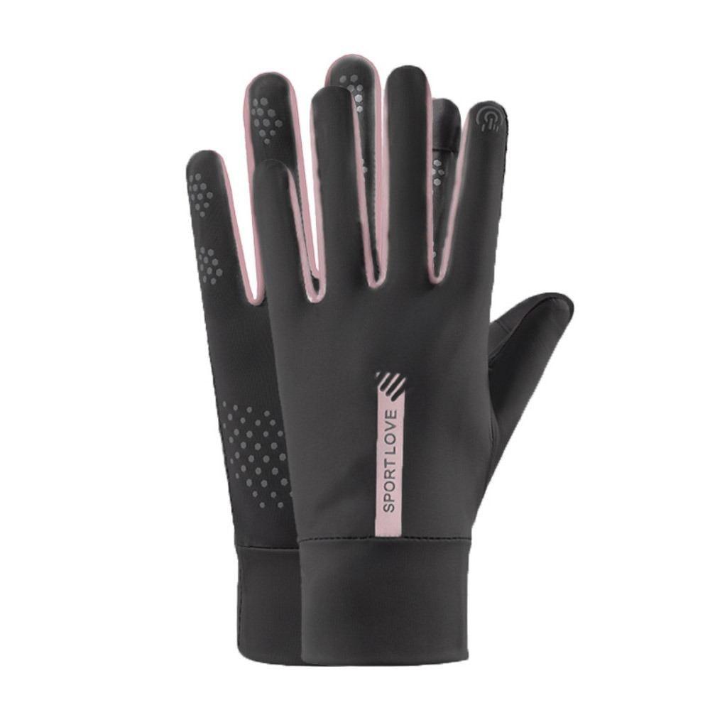 

Semi-finger Gloves Ice Silk Gloves Sunscreen Gloves Summer Gloves Anti-UV Gloves grey-Women