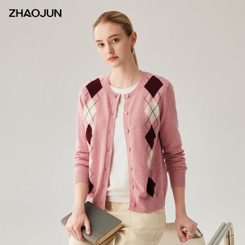 

Women s Color-block 100% Cashmere Cardigan XL