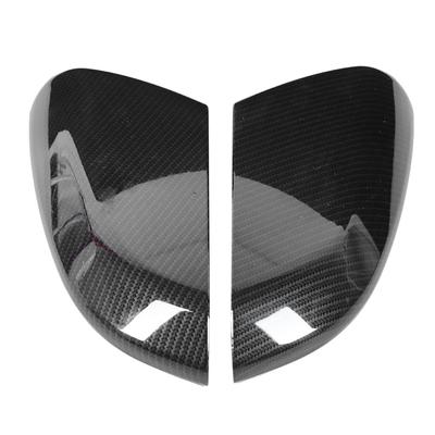 2pcs Side Rearview Mirror Cover Carbon Fiber Style Decorative Housing Fit for Honda Civic 10th 16?19