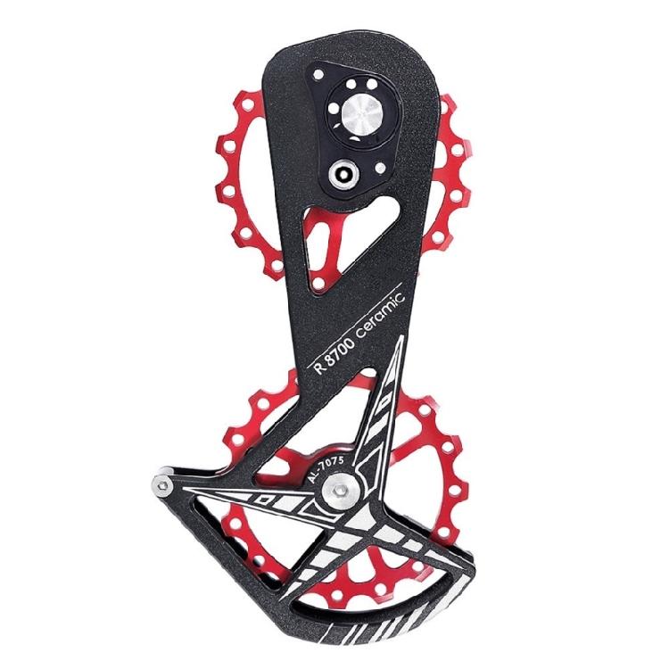 Low Frictions 16T Bike Rear Derailleur Pulley Systems, Aluminum with Ceramic Bearing for R8000 R8800 5800 Climbing Ease