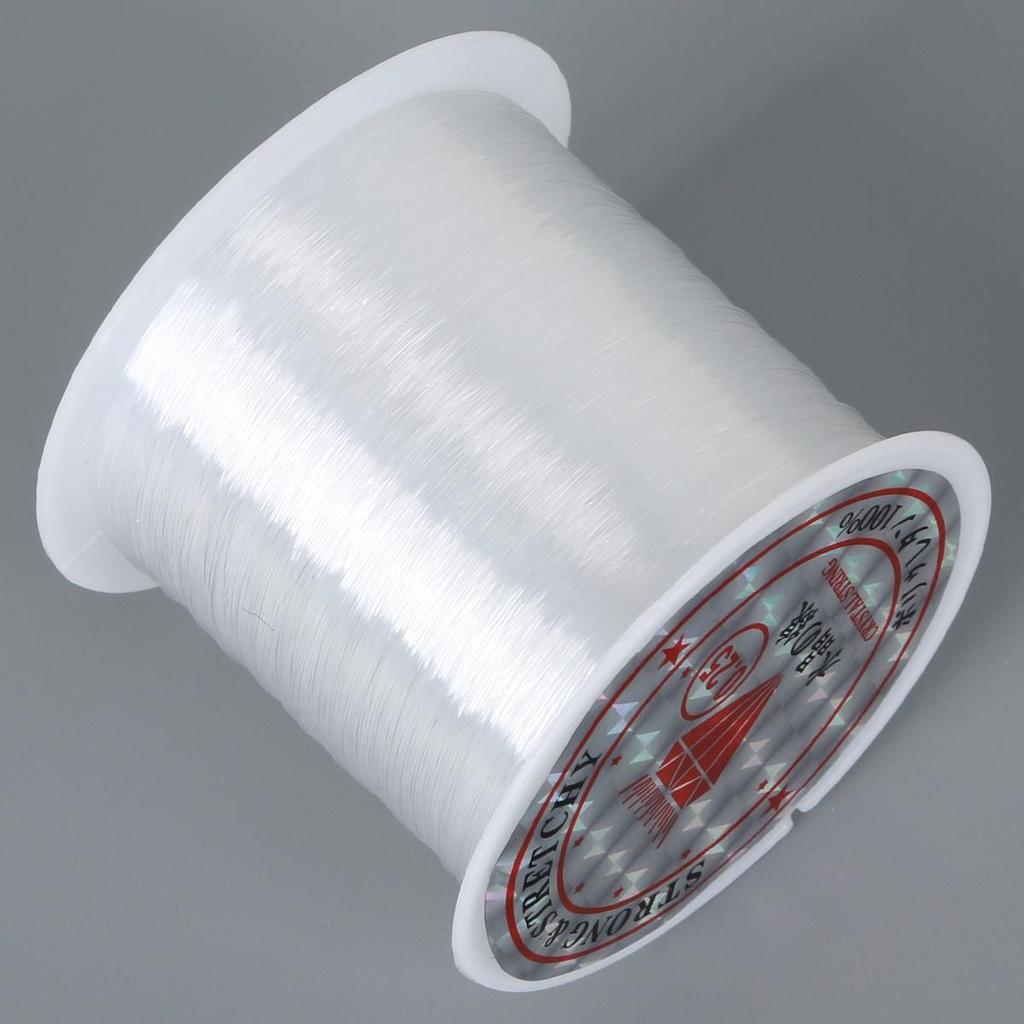 0.2-0.8mm Transparent Non-Elastic Fishing Line for Handmade DIY Jewelry: Bracelets, Necklaces, Beads