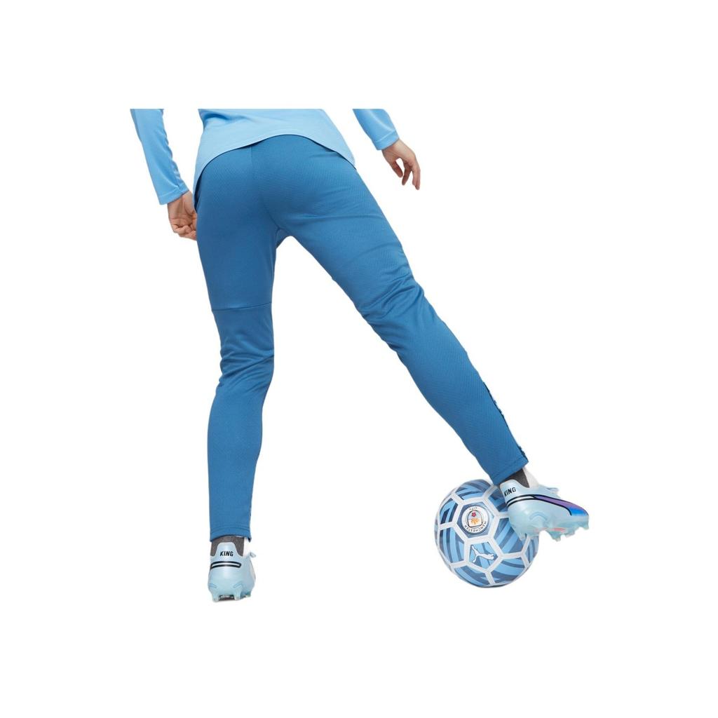 Puma Manchester City Slim Fit Elastic Versatile Knitted Sports Pants Women bottoms Light-Blue 772866-06