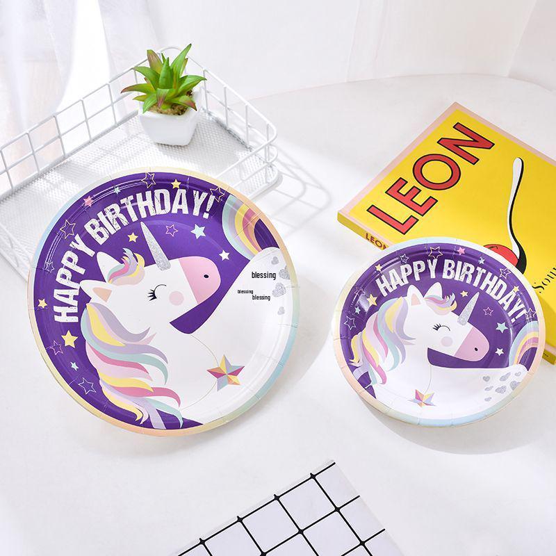Eco-Friendly Biodegradable Paper Plates for Birthdays, Picnics, and BBQs - Food-Grade, Perfect for Cake and Fruit.