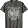 Deutschland Preußisches Deutschland T-Shirt 100% Baumwolle Rundhals Kurzarm Sommer Freizeit Herren T-Shirt
