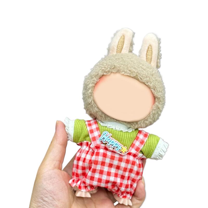 Clothes For Labubu Dolls Accessories, Stylish Kawaii Outfit Set Suitable