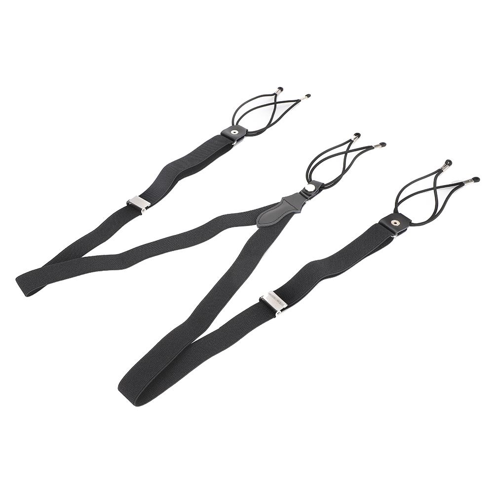 

Y-образные подтяжки Высокоэластичные Британский стиль Джентльмен Ретро Выдвижные подтяжки Черный