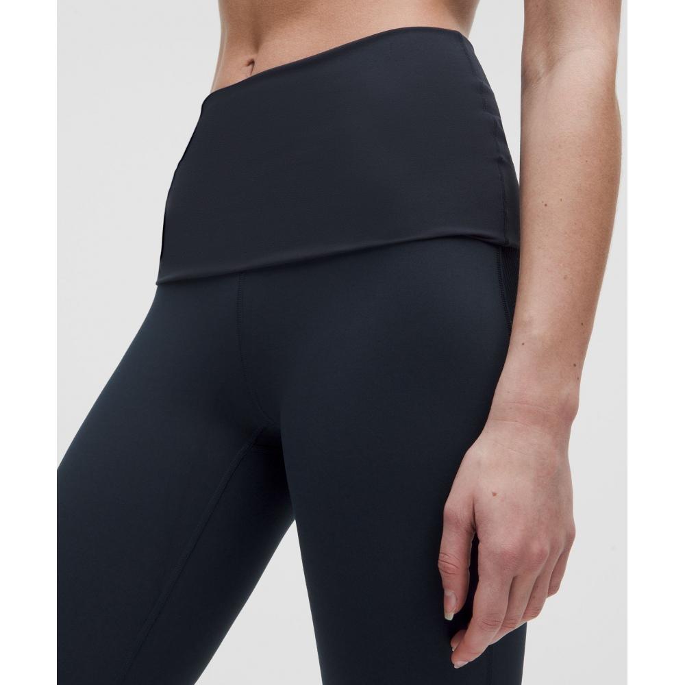 Lululemon Groove Nulu Foldover Waist Flared Pant True Navy