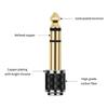 Headphone Adapter 3.5mm To 6.35mm with Gold Plated Connector Auditory Adapter