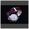 Used Seiko overseas model ALBA chronograph watch 10BAR brown leather band black